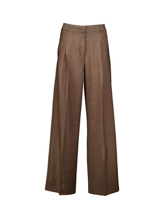 Bruine losvallende broek Edith March23
