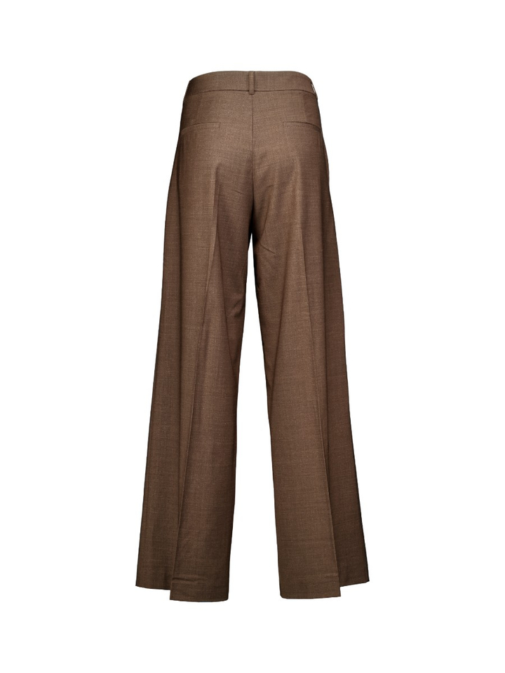 Bruine losvallende broek Edith March23