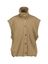 Bruine gilet met knoopsluiting San Diego March23
