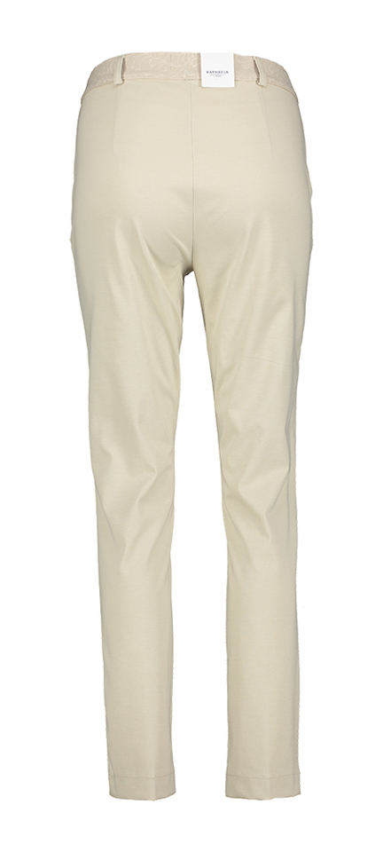 Ecru slim fit broek Lillyth Brax 