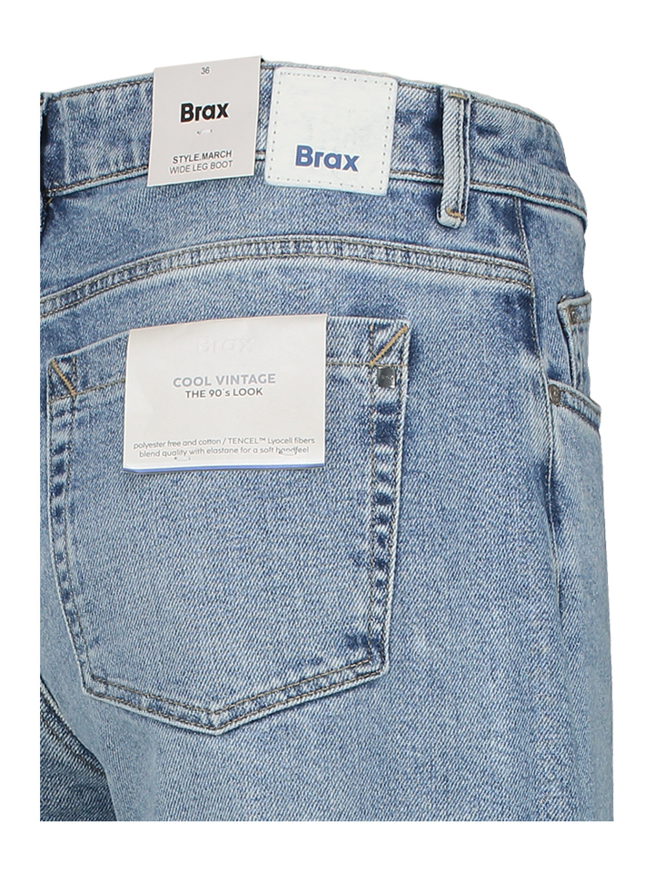 Blauwe flared jeans March Brax
