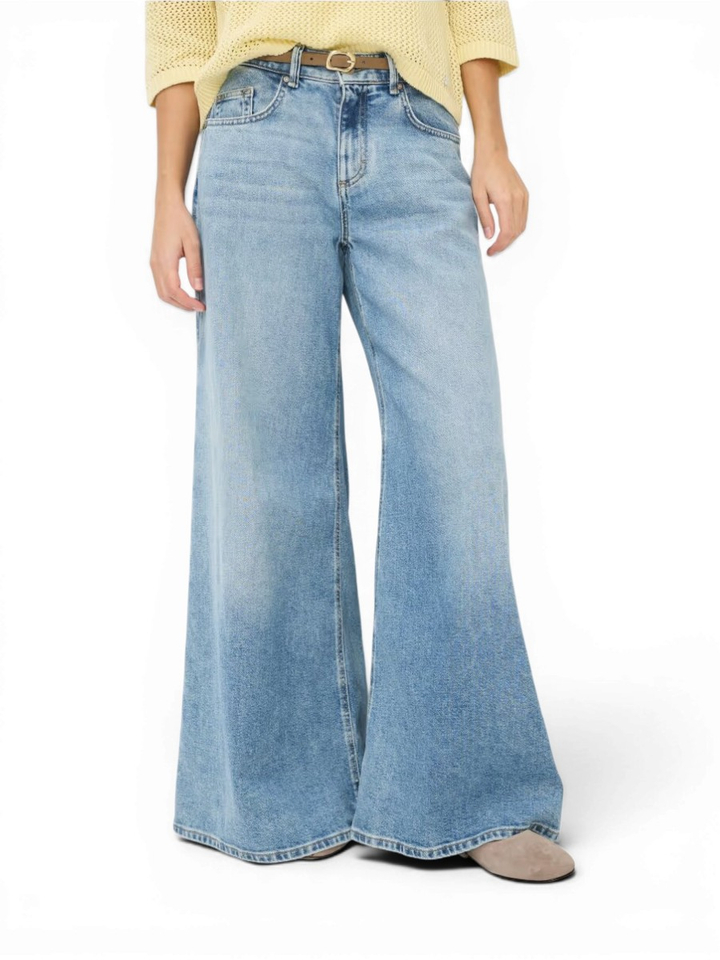 Blauwe flared jeans March Brax