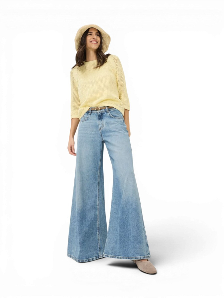 Blauwe flared jeans March Brax