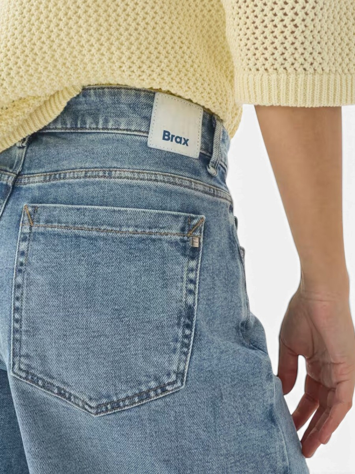 Blauwe flared jeans March Brax