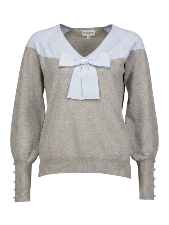 Pull met strikdetail Leo & Ugo