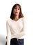 Witte t-shirt met lange mouwen Leo & Ugo