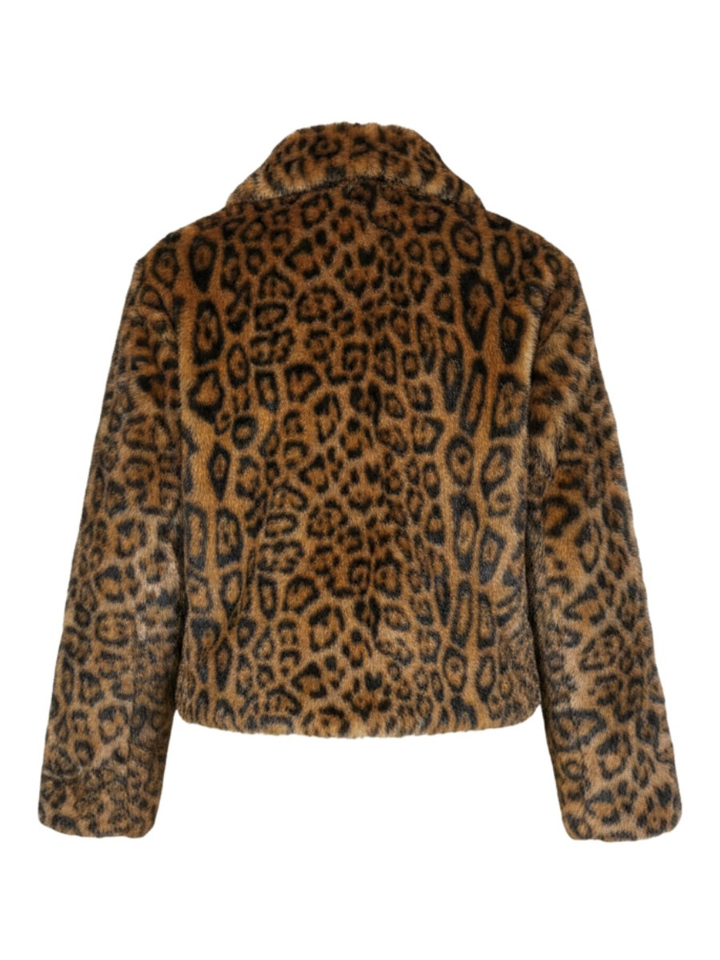 Jas in imitatiebont met dierenprint Leo & Ugo