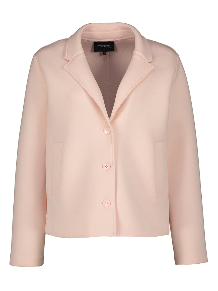 Roze jas met knopen Ovol Mayerline