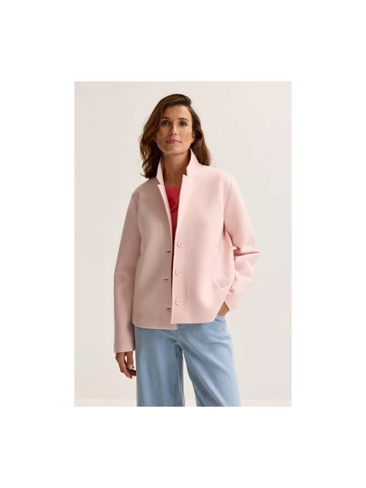 Roze jas met knopen Ovol Mayerline