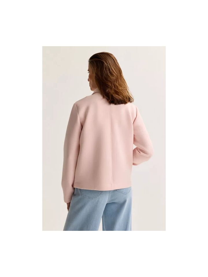 Roze jas met knopen Ovol Mayerline