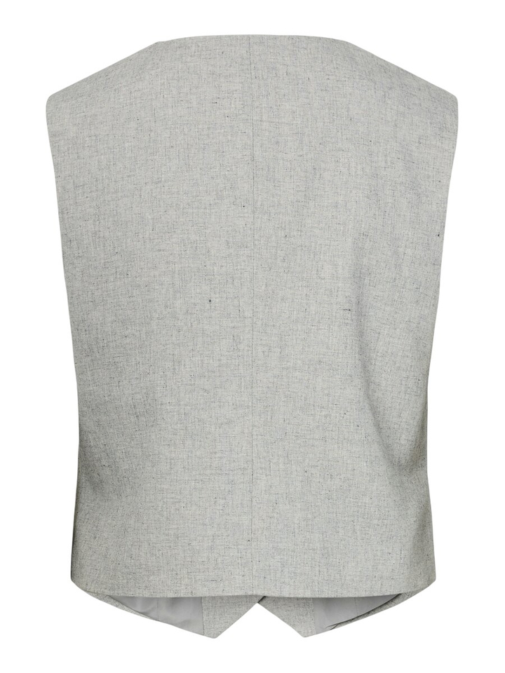Grijze mouwloze gilet Yasrio Classic Y.A.S