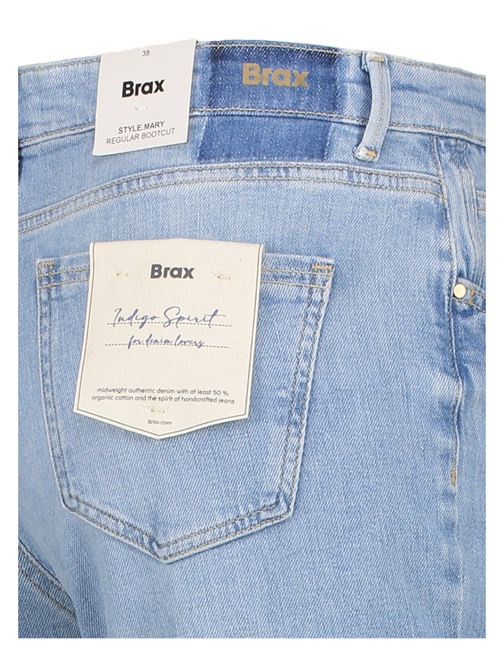 Blauwe bootcut jeans Mary Brax 