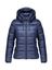 Blauwe puffer jas met kap Winnipeg Reset