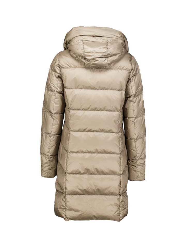 Beige puffer jas met kap Nagoya Reset
