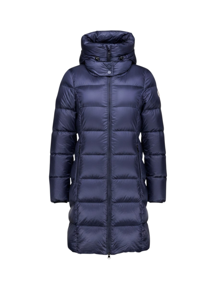 Blauwe puffer jas met kap Nagoya Reset 