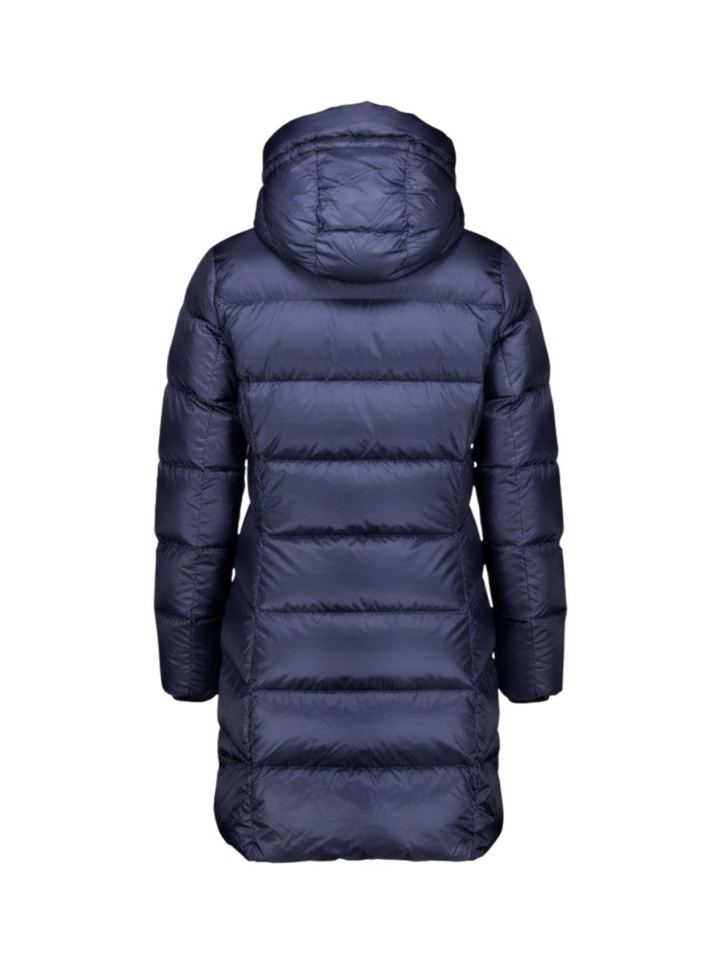 Blauwe puffer jas met kap Nagoya Reset 