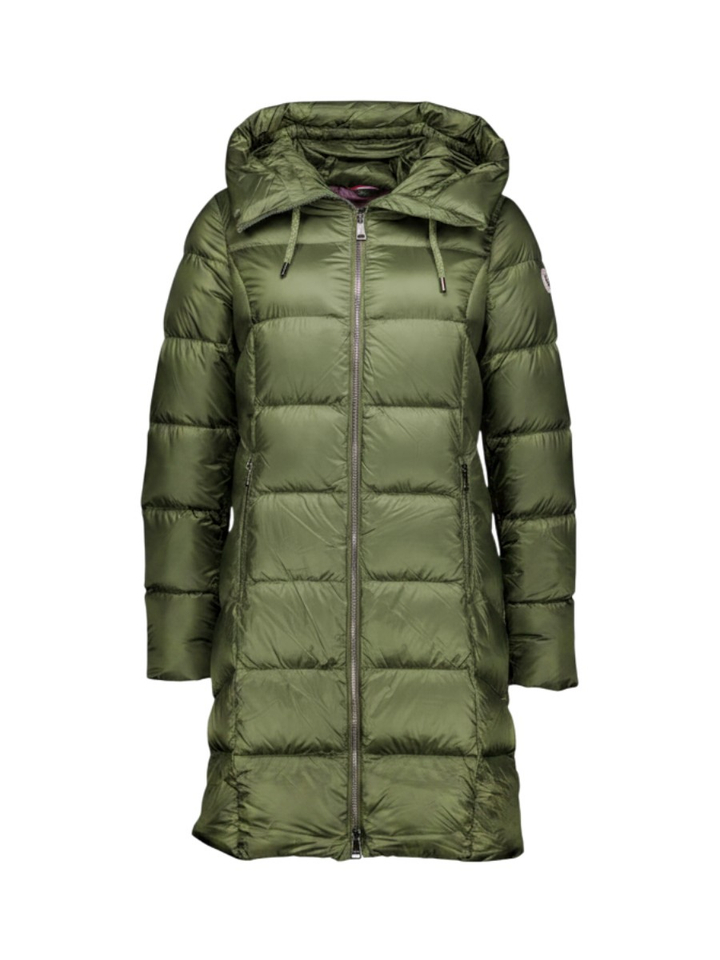 Groene puffer jas met kap Nagoya Reset