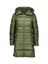 Groene puffer jas met kap Nagoya Reset 