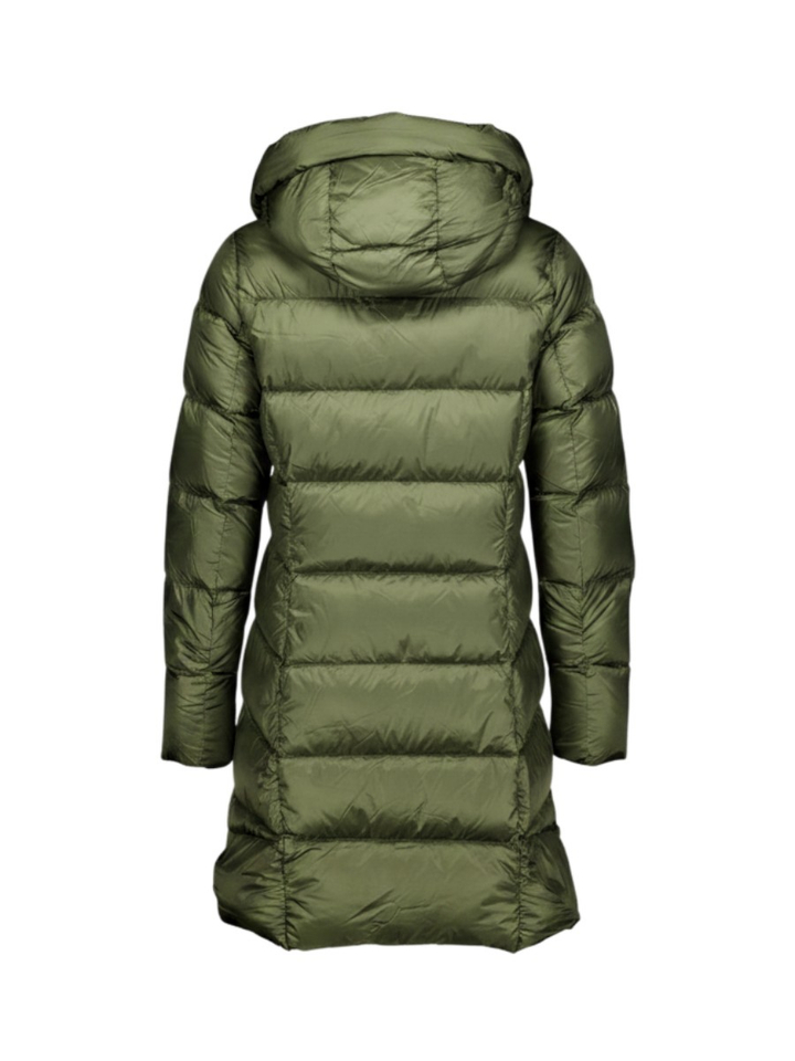 Groene puffer jas met kap Nagoya Reset