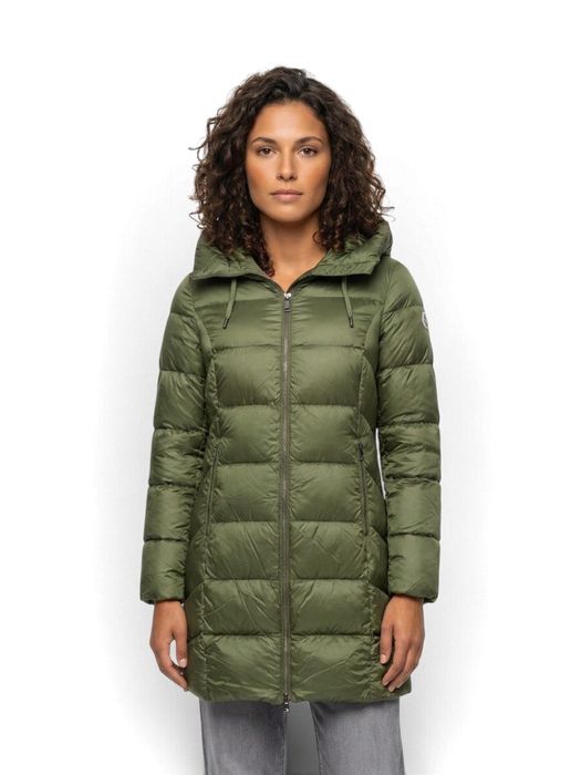 Groene puffer jas met kap Nagoya Reset