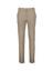 Lichtbruine broek Josh Slim Fit Mid-Waist Plain
