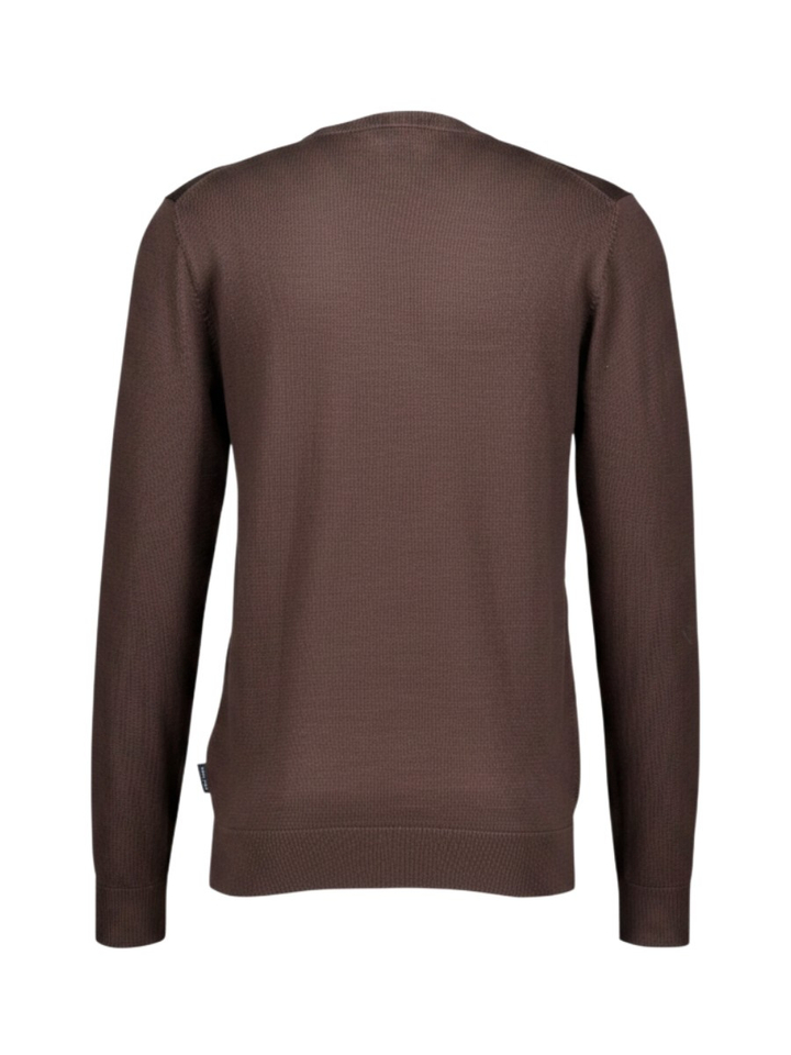 Donkerbruine casual trui Bart Saint Steve