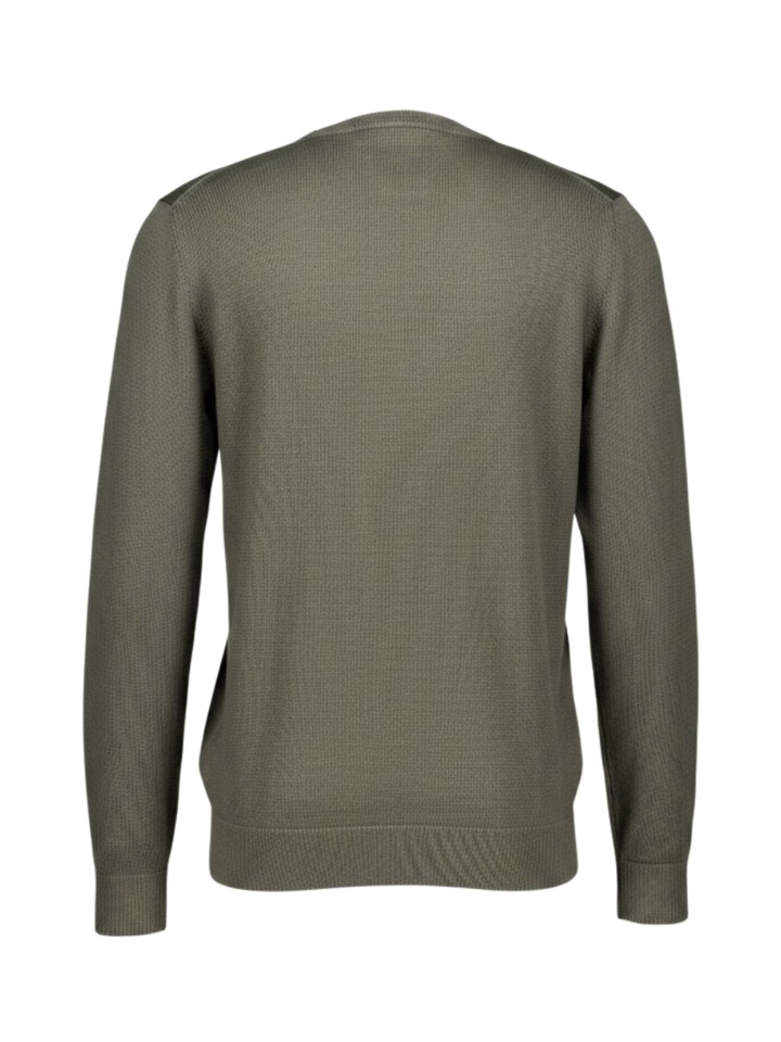 Donkergroene casual trui Bart Saint Steve