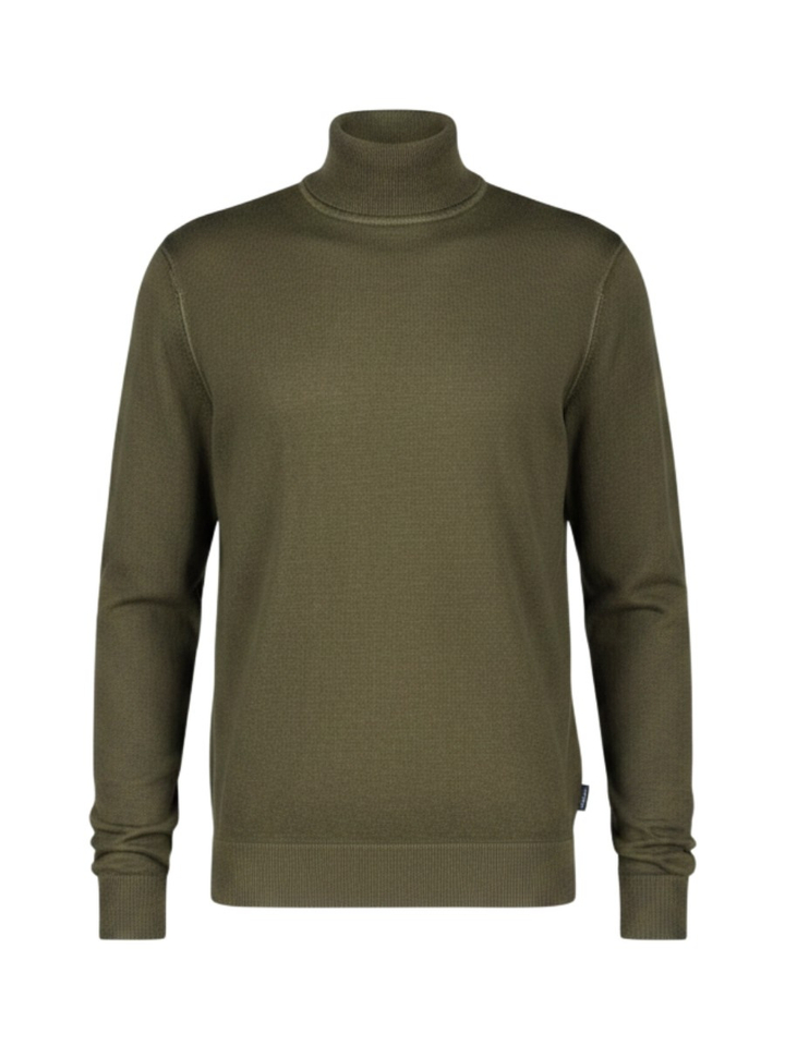 Groene rolkraag trui Coen Saint Steve