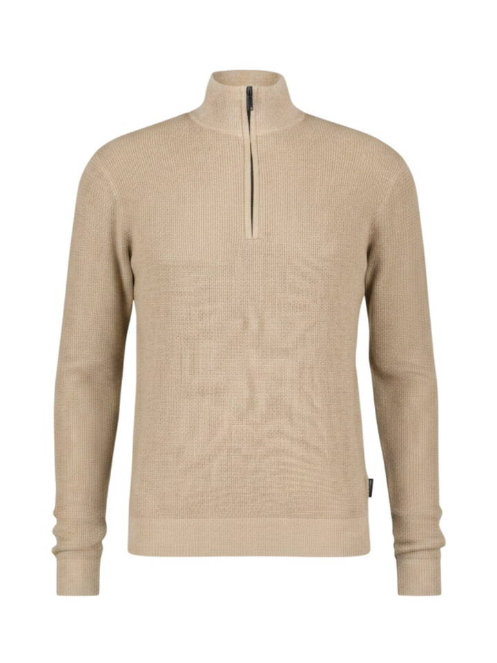 Beige trui met ritssluiting Dominic Saint Steve
