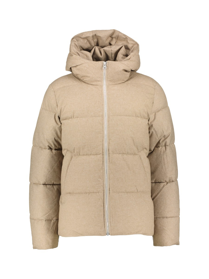 Beige puffer jas Bjarne Elvine