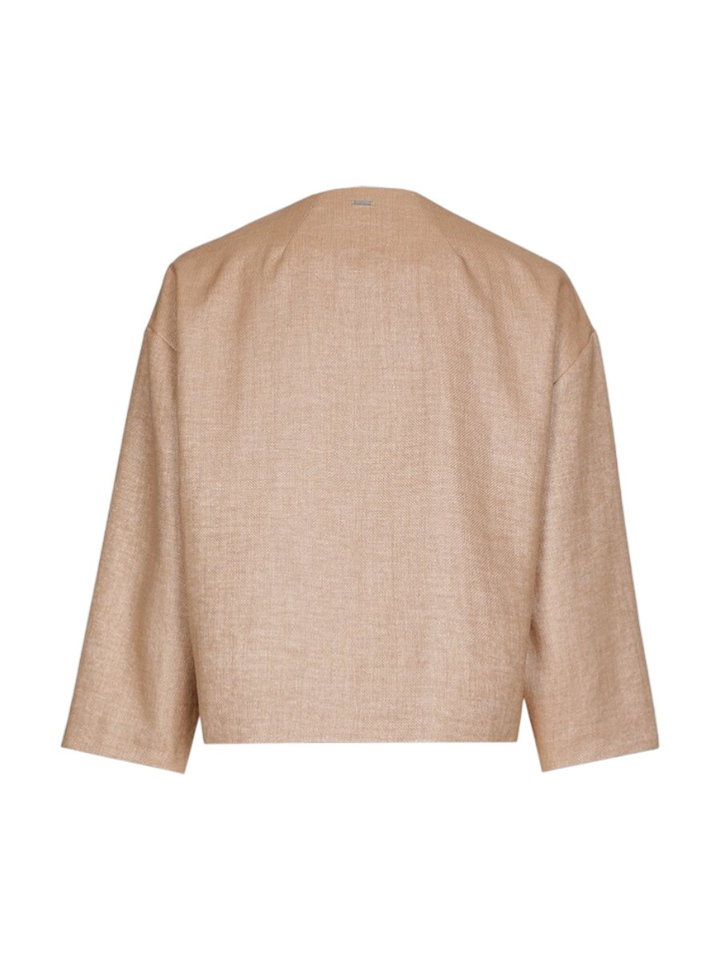 Bruine geklede blazer Julia Xandres