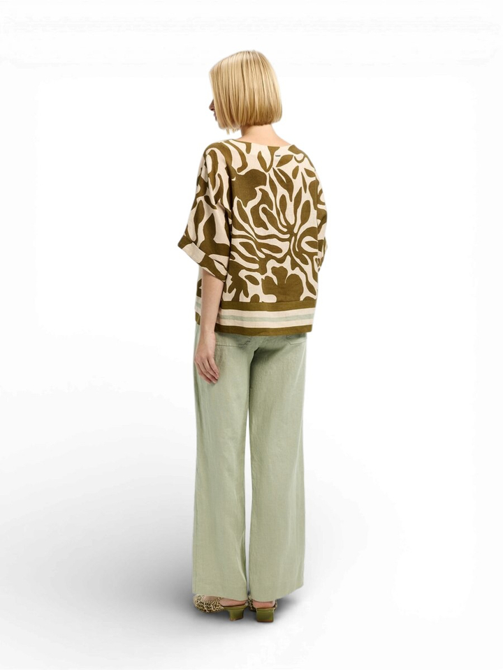 Groene geklede broek Phocus Xandres