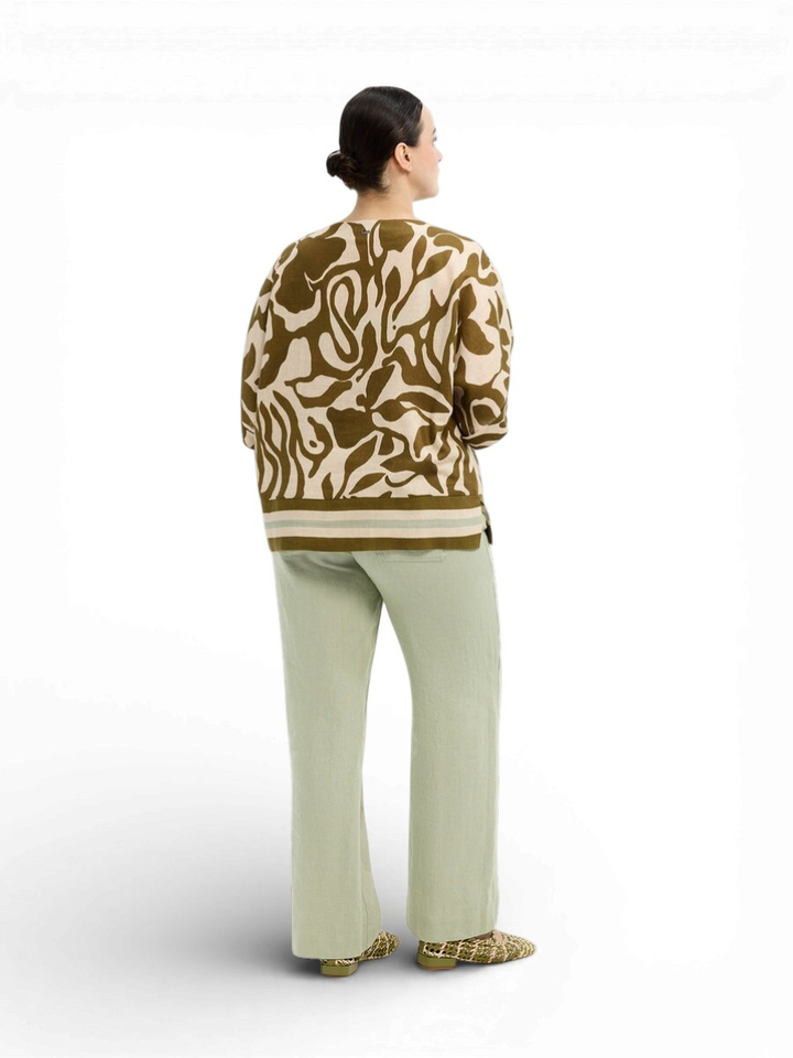 Groene geklede broek Phocus Xandres