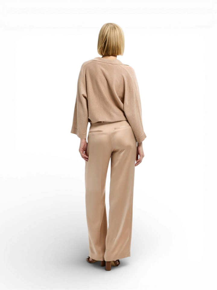 Goud kleurige pull met kraag Giedo  Xandres 