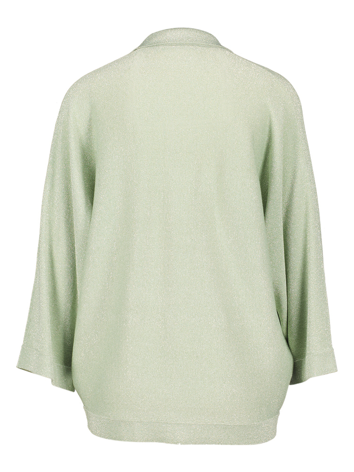 Groene pull met glitter en kraag Giedo Xandres 