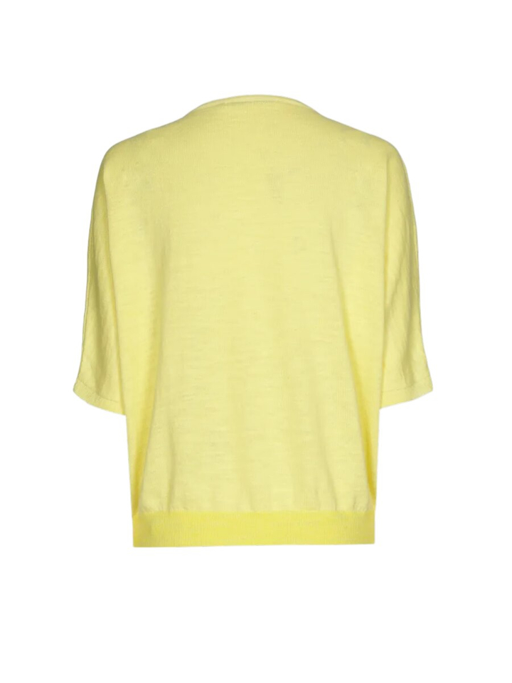 Gele fijne pul van katoen en linnen Romolla Xandres