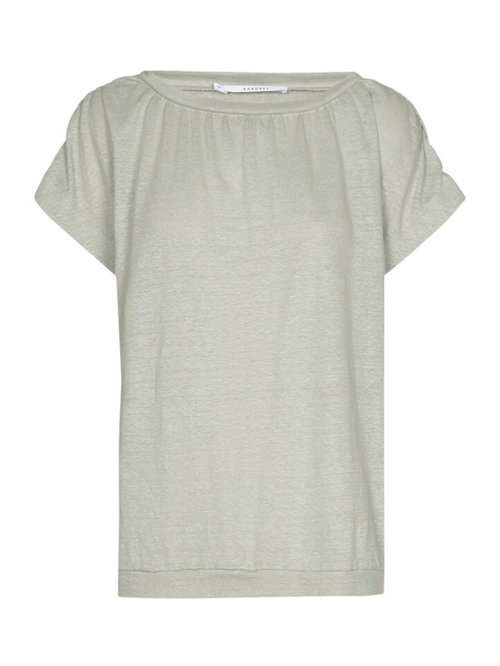 Groene t-shirts met ronde hals Hillal Xandres