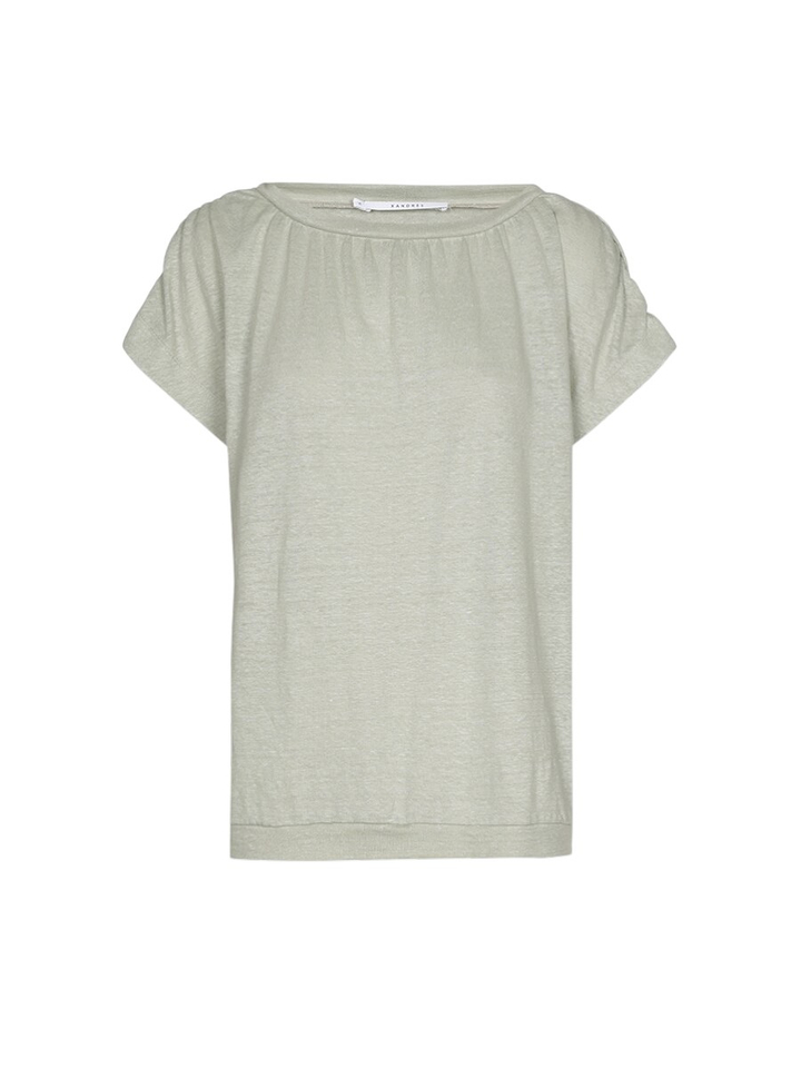 Groene t-shirts met ronde hals Hillal Xandres