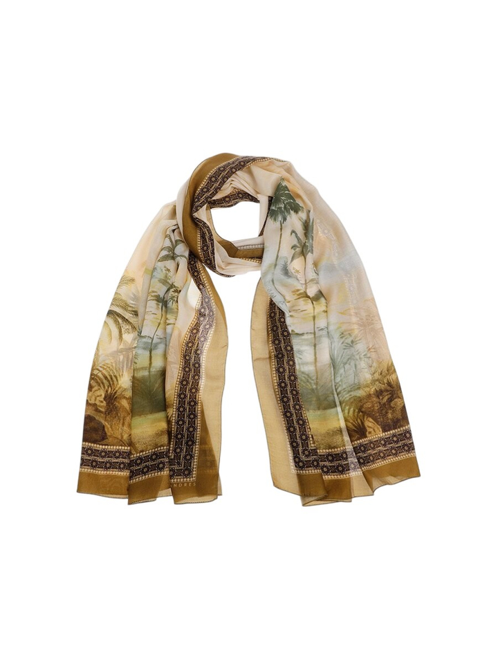 Sjaal met palmboomprint Xandres 