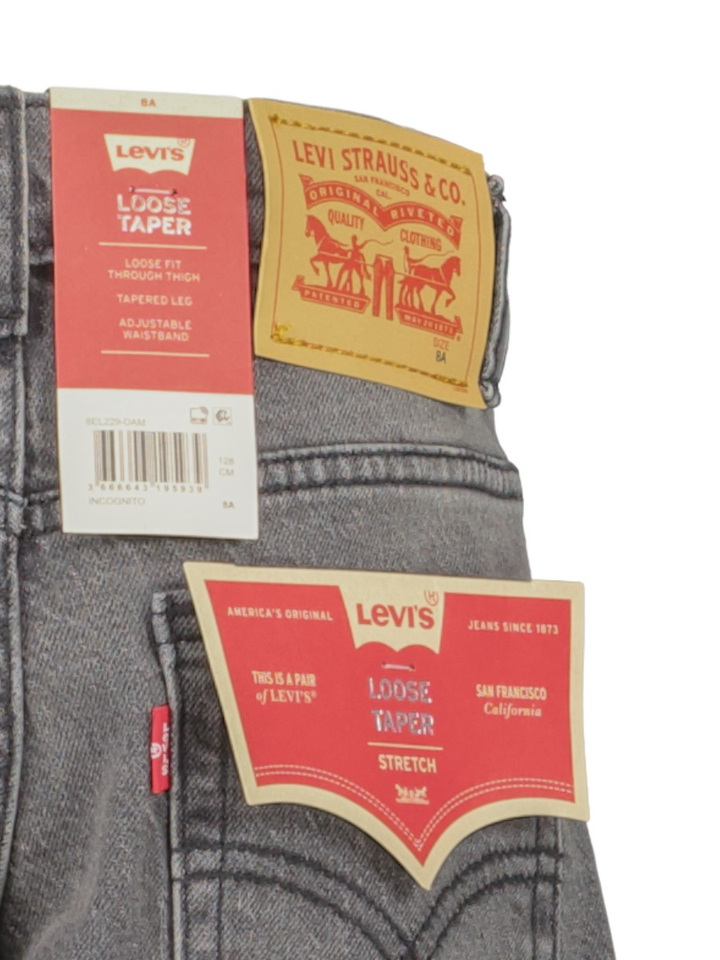 Grijze tapered loose fit Levi's
