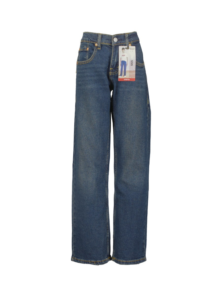 Blauwe relaxed straight fit jeans Levi's