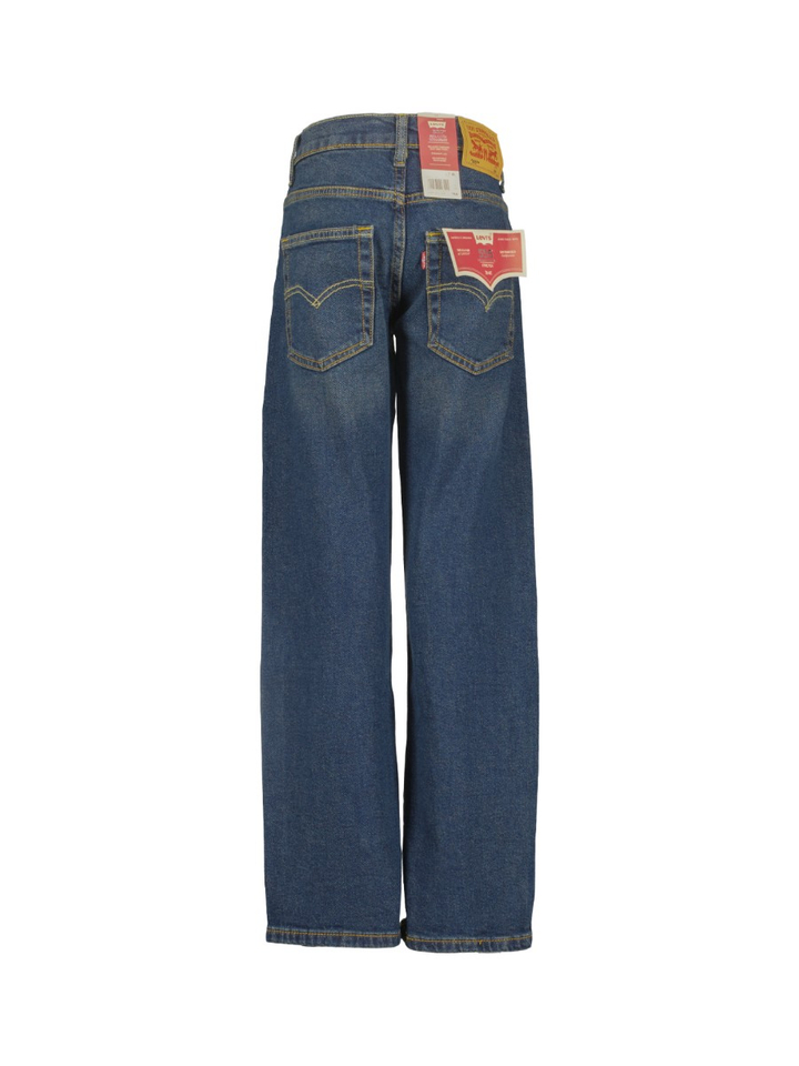 Blauwe relaxed straight fit jeans Levi's