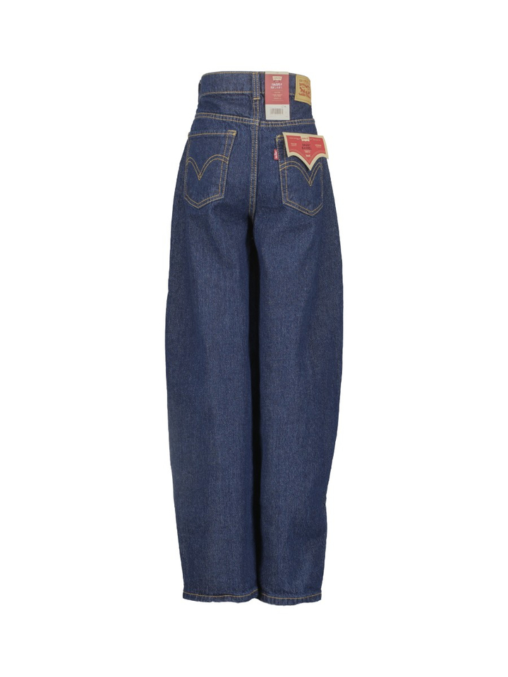 Blauwe baggy barrel fit jeans Levi's