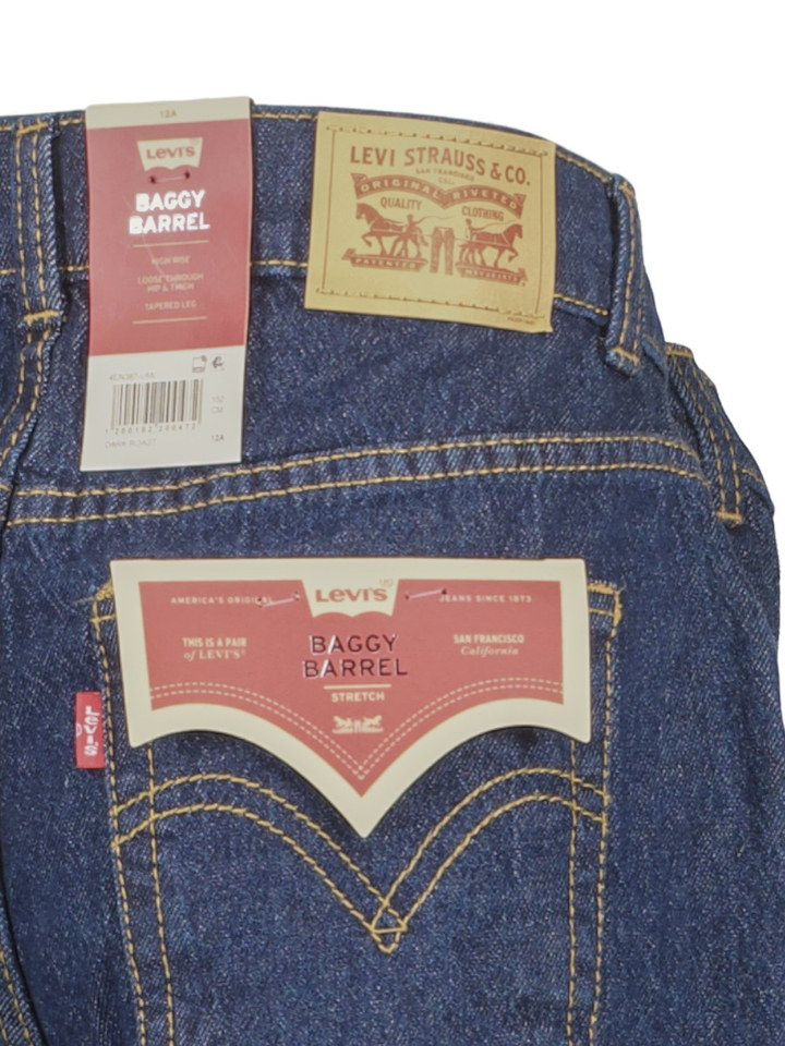 Blauwe baggy barrel fit jeans Levi's