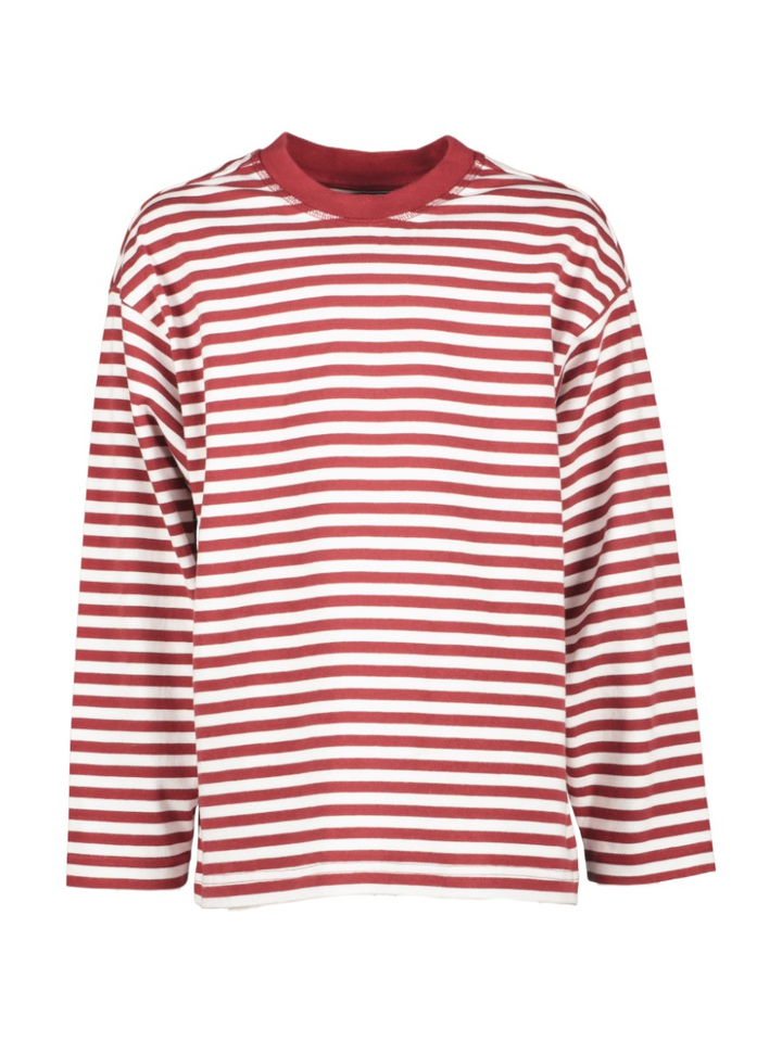 Wild rouge sweater met strepen Hogan Circle Of Trust 