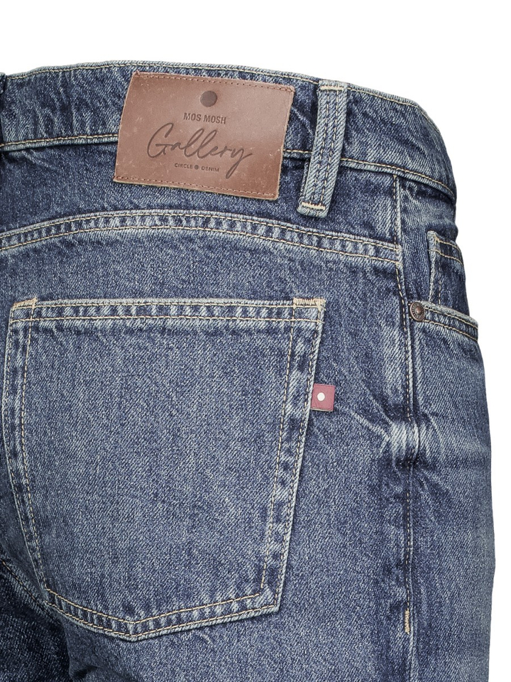 Blauwe vintage tapared jeans Mos Mosh