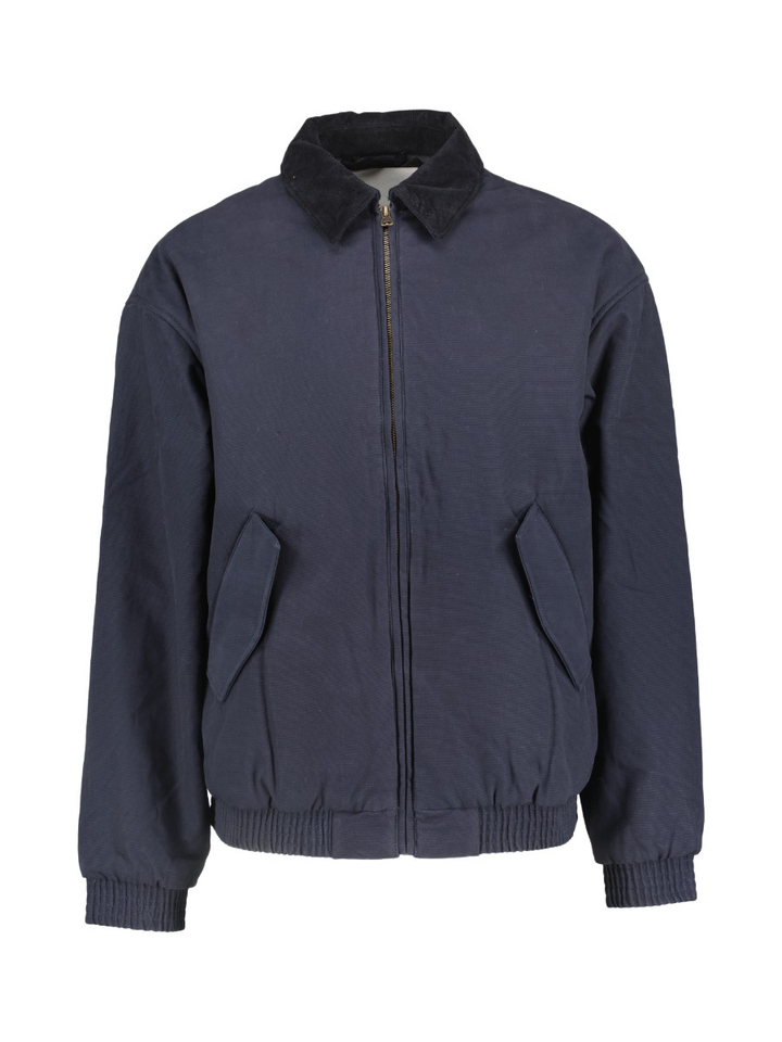 Donkerblauwe bomber met ribfluwelen kraag Joggy Bellerose