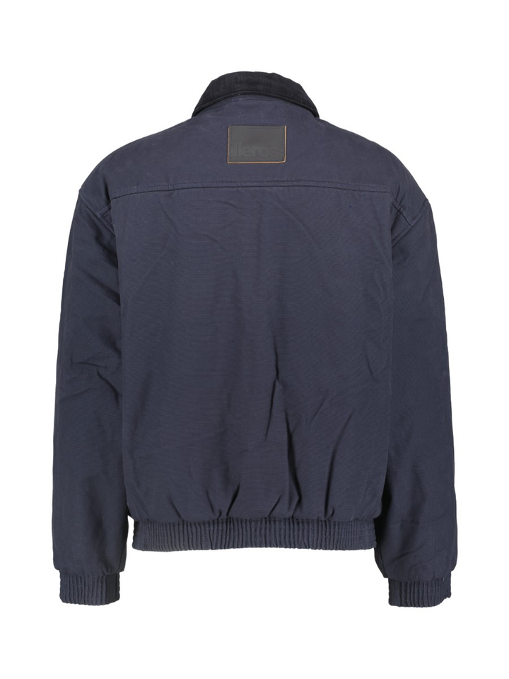Donkerblauwe bomber met ribfluwelen kraag Joggy Bellerose