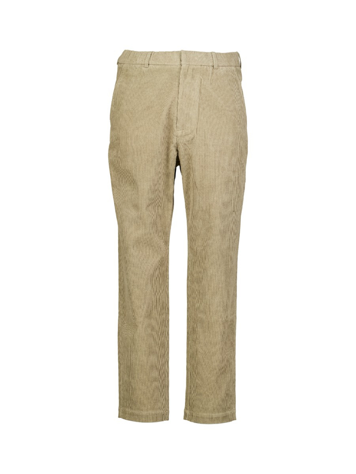Beige relaxed broek in ribfluweel Paynt Bellerose 