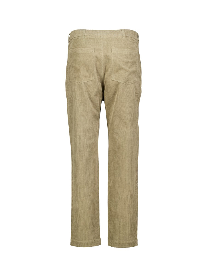 Beige relaxed broek in ribfluweel Paynt Bellerose 